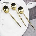 Hotel cutlery gold spoon set