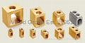 Brass Neutral Link, Terminal, Earth Terminal Block as per Drawing or Samples