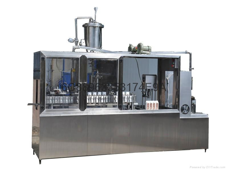 Semi-automatic Gable Carton Top Filling Machine 4