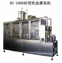 Semi-automatic Brick Carton Filling Machine