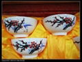 高檔日用手繪梅花陶瓷碗 2