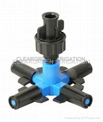 4-nozzle Misting Sprinkler