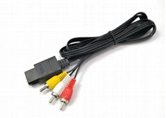 1.8M for Nintendo 64 Audio TV Video Cord AV Cable to RCA for Super Nintend GameC