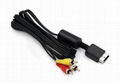 1.8m Audio Video RCA Cable AV TV RCA Audio Video Cord Cable Compatible For PS2