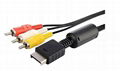 1.8m Audio Video RCA Cable AV TV RCA Audio Video Cord Cable Compatible For PS2 3