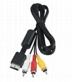 1.8m Audio Video RCA Cable AV TV RCA Audio Video Cord Cable Compatible For PS2
