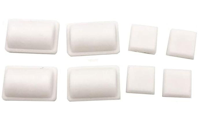 8 In 1  Screw Rubber Feet Cover Set for WII Console screw Dust Cover