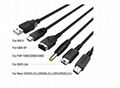 5 in 1 USB Charging Cable Charger For Nintendo GBA SP For WII U 3DS NDSL XL DSI  1