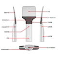 HX-A100防偽巡更RFID讀寫器多標籤快速遠距離UHF盤點器 2