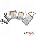 Hot sale lithium polymer battery 503040 550mah used in beauty equipment 3