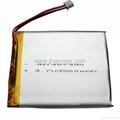Rechargeable lithium polymer battery 575274 3000mah for MID