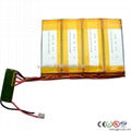 Rechargeable lithium polymer battery 575274 3000mah for MID