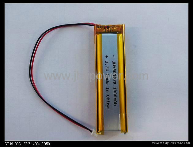 Factory rechargeable lithium polymer battery  802028 410mah for DVD/GPS