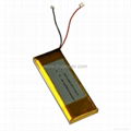 Factory rechargeable lithium polymer battery  802028 410mah for DVD/GPS