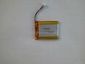 Digital rechargeable lithium poly battery 113050 2000mah for CD player 5