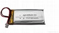 Talking pen rechargeable li polymer battery 852044 720mah for repeater