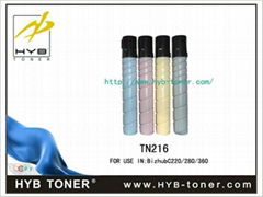 Compatible Konica Minolta toner TN216