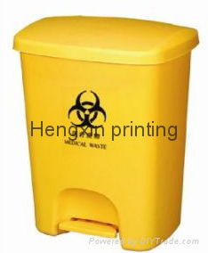 HP-108C factory plastic box /rubbish bucket hot stamping machine 3