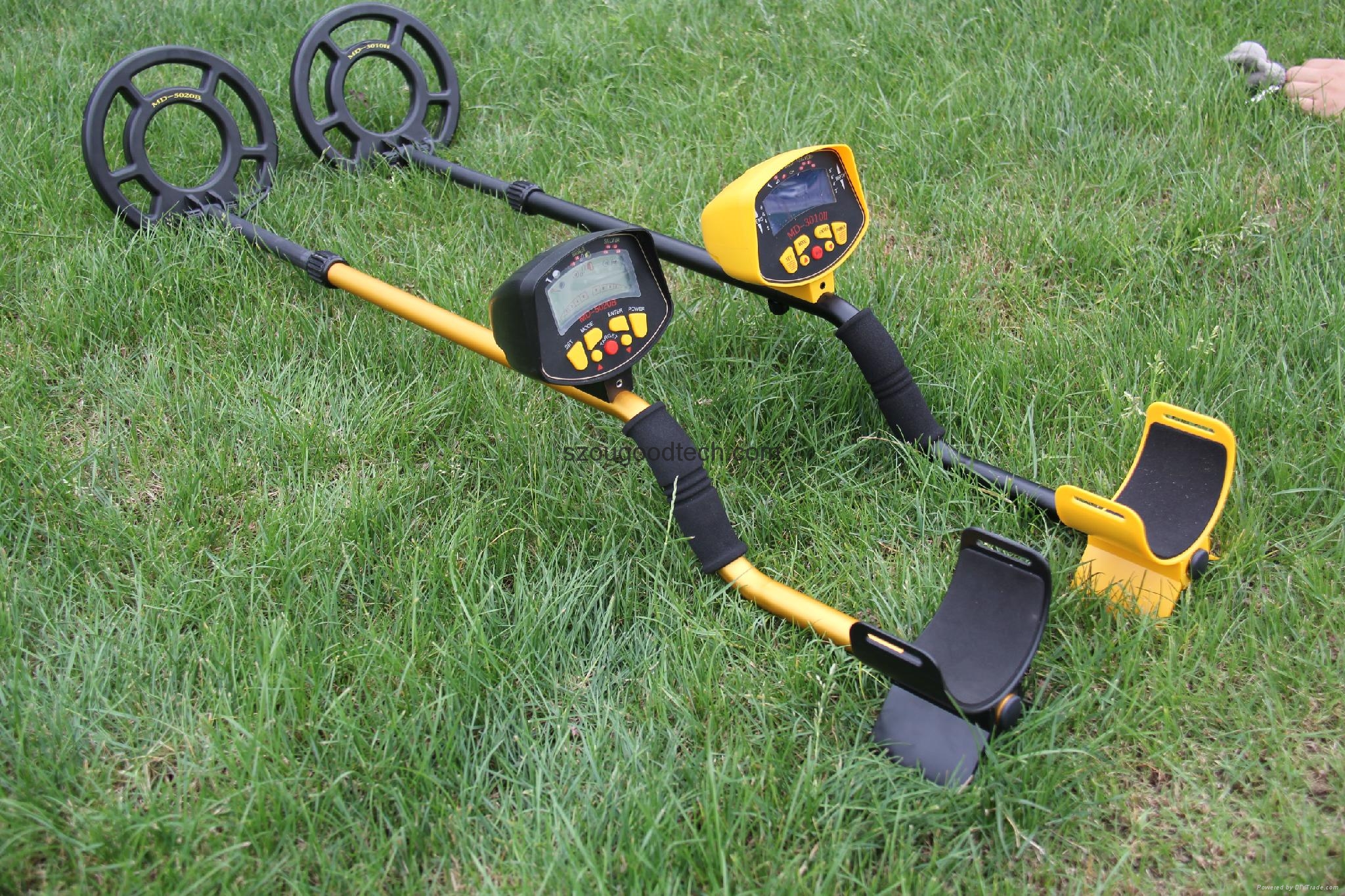 Treasure Hunting Underground Gold Metal Detector With Waterproof Search Coil 10