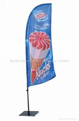 Flying banner beach flag knife flag FB-10