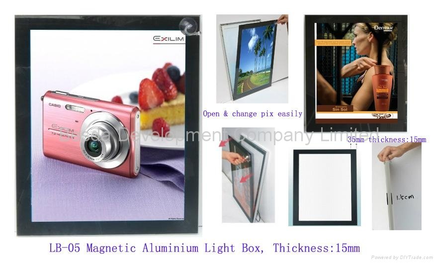 LED Magnetic aluminium light box LB-05