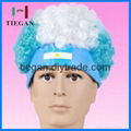 Argentina Crazy afro wig /party wig hat with eslatic band 3