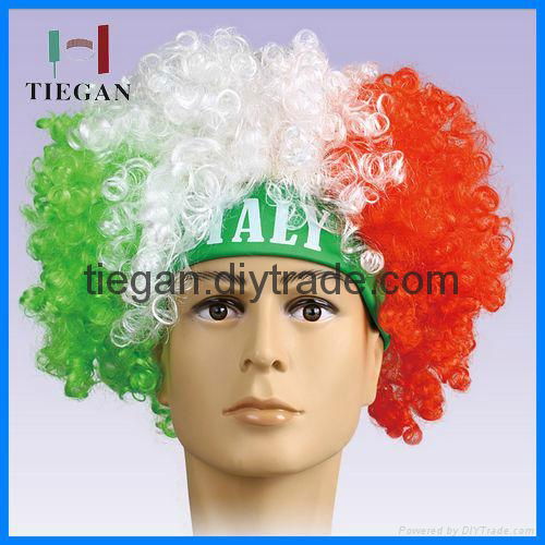 colorful clown wig/Halloween party wig/wholesale cosplay clown wig 3