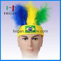 2015 soccer fans wig crazy hair synthetic wig for promotion events 1