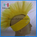 Super Fan Mohawk wig Football Supporter's Wig/customized wig with logo printing 5