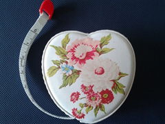 heart shap tape measure for business promiton