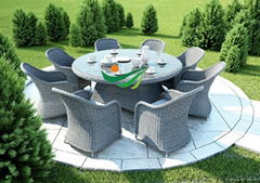 2015 rattan dining set