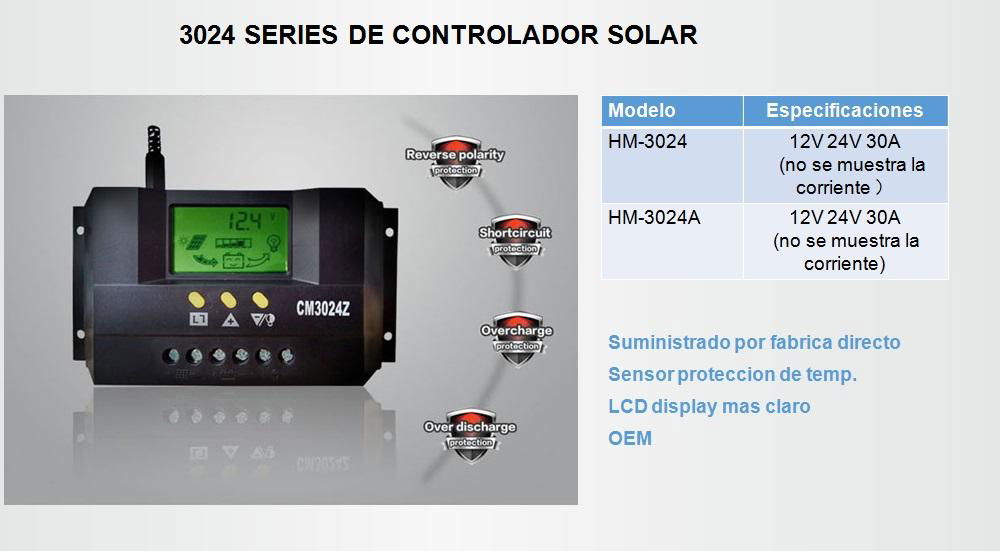 LCD 带USB系列太阳能充电控制器