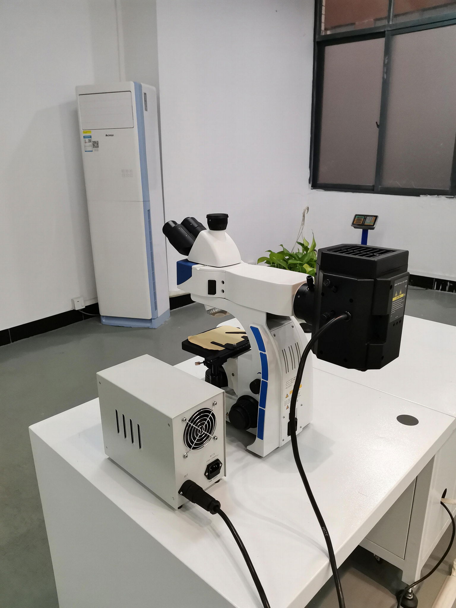 Upright Trinocular Fluorescence Microscope  4