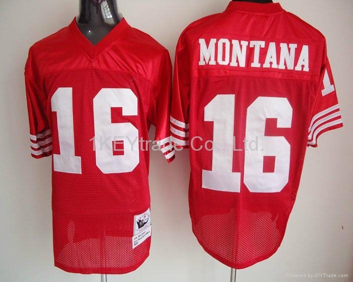 Latest Hotsale Joe Montana 16 Jersey        NFL Jersey San Francisco 49ers BLACK 2