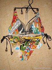 Wholesale Ed Hardy Bikini Latest Fashion Lady Swimsuits Christian Beachwear