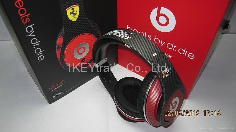 Hotsale Monster Beats Scuderia Ferrari Headphone MAcarbon Edition AAA Quality 5