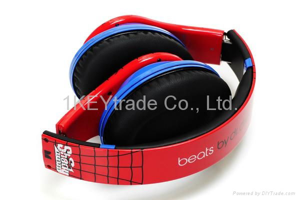 AAA Quality Monster Beats Spider-man Headphone with Diamonds for Shady Records 4