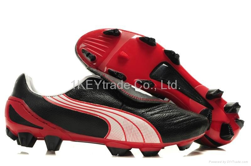      V1 11KiFG Ultra Light Soccer Shoes Real Leather TPU 39-45 Football Shoes 4
