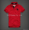 2012 AF Tshirts Men Lapel T-shirts Turndown Collar Polo T-shirts S-XXL 8 Colors 5