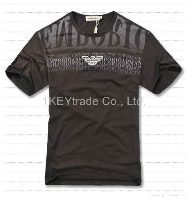 2012 Latest Armani T-shirts New Arrival Short Sleeve Men Tshirts Hotsale 2