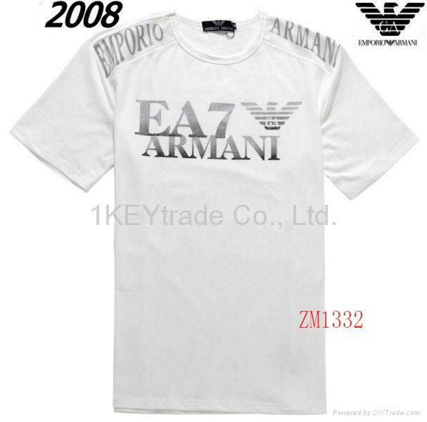 2012 Latest Armani T-shirts New Arrival Short Sleeve Men Tshirts Hotsale 4