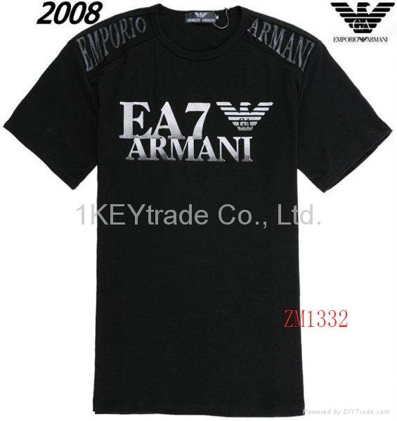 2012 Latest Armani T-shirts New Arrival Short Sleeve Men Tshirts Hotsale 5