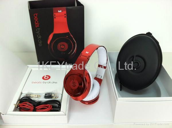 New Arrival Monster Beats Headphones Electroplate Purple Blue Red Green 2