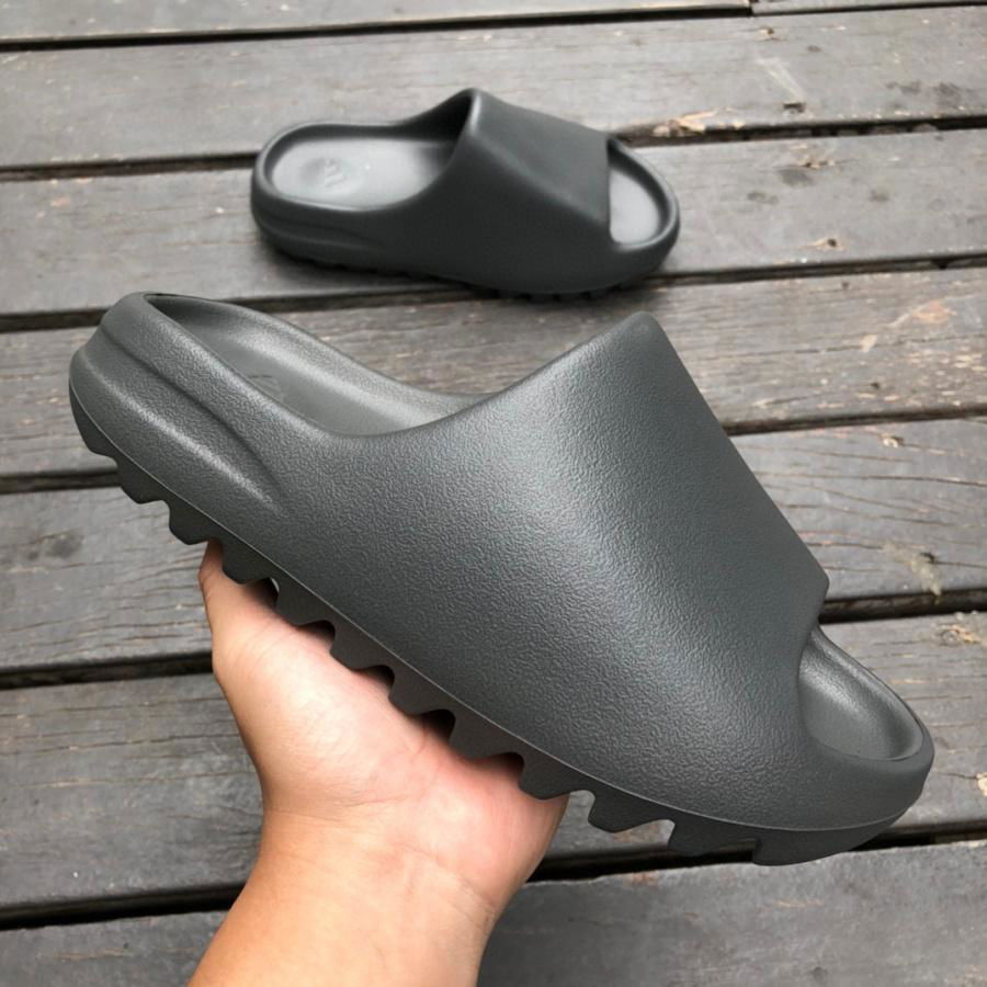 Black Yeezy Slides GRANIT Summer Foam Slippers Soft Soles Men Sandals Unisex 2