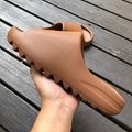 Golden Brown Yeezy Slides FLAX Men Slippers Casual Footwear Unisex Sliders Gift 5