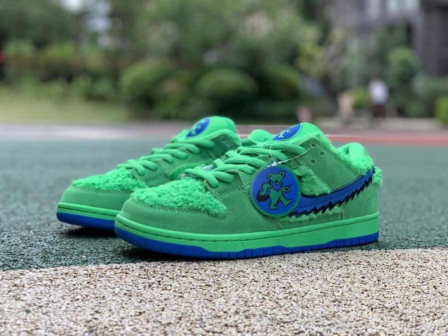 Grateful Dead x      SB Dunk Shoes Green      Shoes Bear Dunk Sneakers Men Shoes