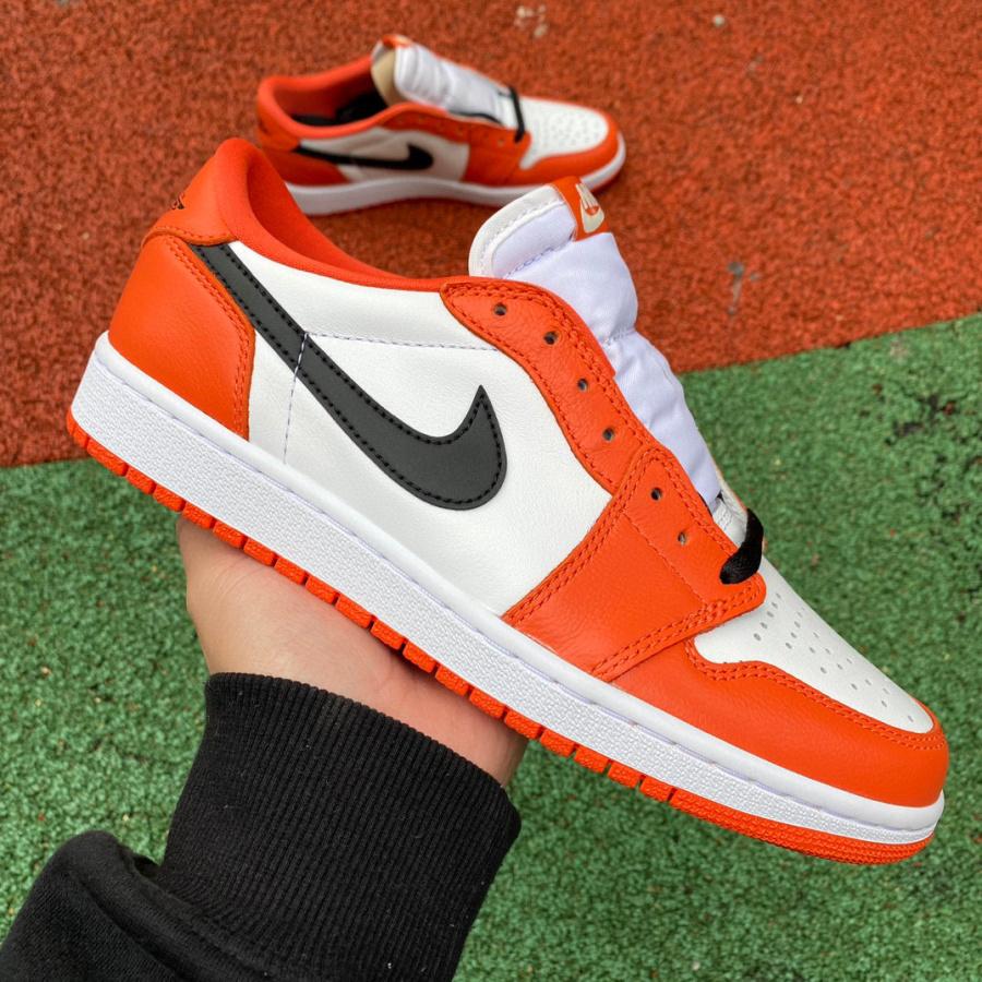 Orange Air Jordan 1 Shoes Low Top Quality Jordan Sneakers Hotselling 3