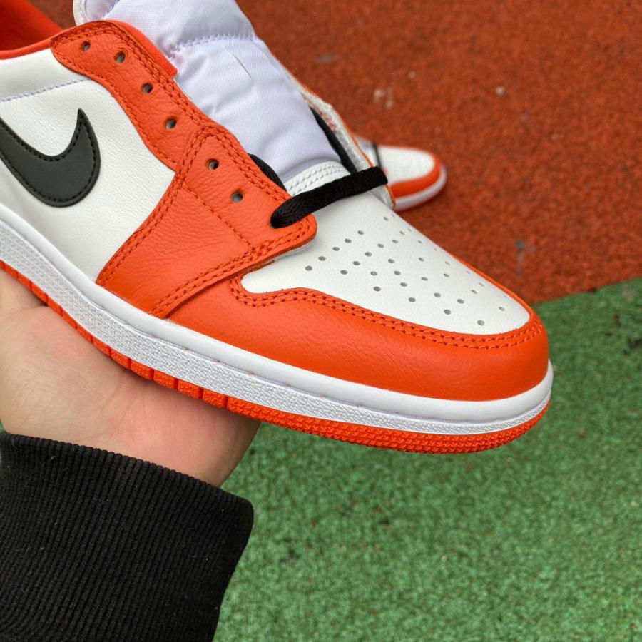 Orange Air Jordan 1 Shoes Low Top Quality Jordan Sneakers Hotselling 4