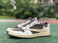 Valentine Gifts Shoes Travis Scott Shoes x      Air Jordan 1 Basketball Shoes 