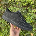 Travis Scott x Air Jordan 1 Low Black Phantom Shoes TS Sneakers TS Jordan Shoes 3